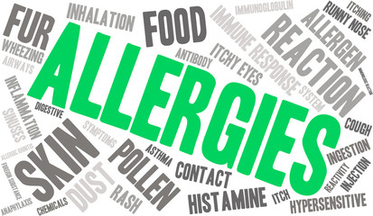 Allergies Word Cloud
