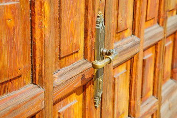 europe  in  italy  antique close rusty lock  closeup