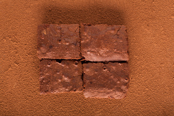 Chocolate brownies сakes