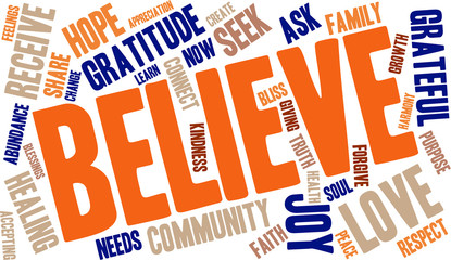 Believe Word Cloud