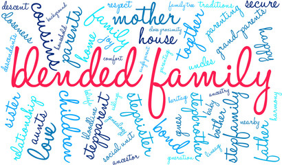 Blended Family Word Cloud