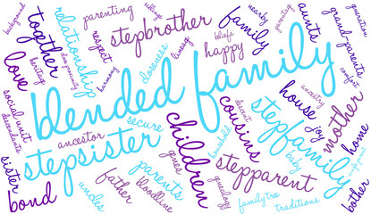 Blended Family Word Cloud