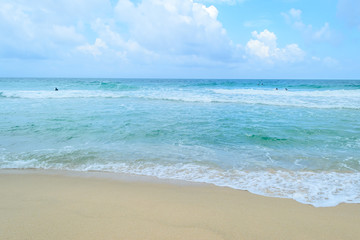 Fototapeta na wymiar Surin beach at Phuket island in Thailand-Andaman sea