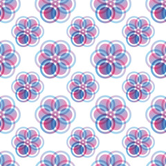 Abstract circle seamless