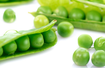 Fresh garden peas
