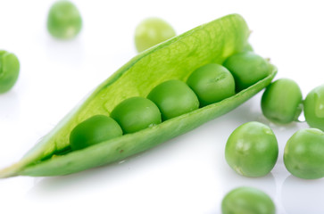 Fresh garden peas