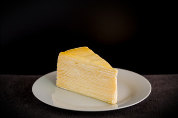 Cake Background / Cake / Cake on Black Background