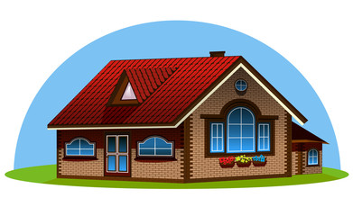 3d house illustration