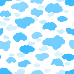 New clouds seamless pattern
