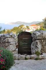Naklejka premium Portillon à Vrbnik