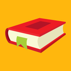 Nice book flat icon