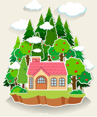 Little house in the forest