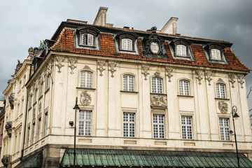old architecture of Warsaw