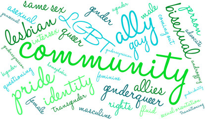 Community LGBT Word Cloud