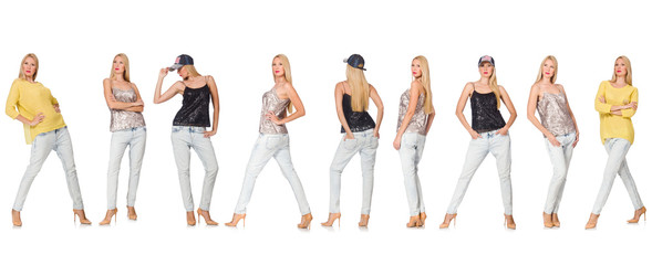 Obraz premium Set of photos in fashion concept