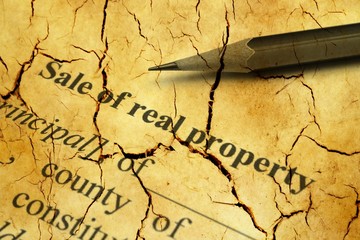 Sale of real property cracked form