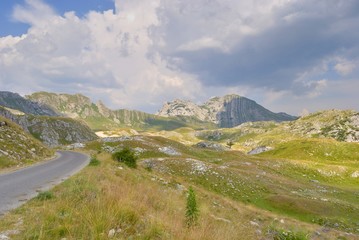 Walking in the Durmitor National Park, Montenegro.