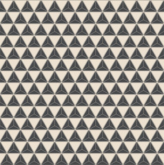 grid pattern of triangles
