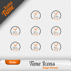 Vector Time Icons
