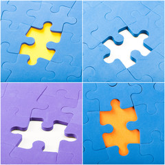 Fototapeta premium Puzzle pieces