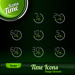 Vector Time Icons