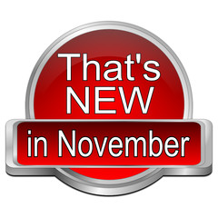 That's new in November Button