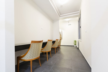Fototapeta premium Corridor with resting area