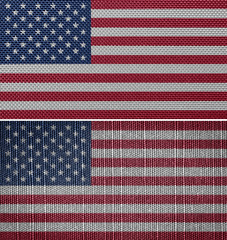 American fabric flags