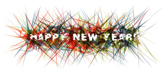 Happy New Year! - colorful banner