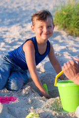 Boy on the beach