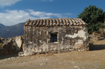 Fototapeta na wymiar Ruine auf Kreta
