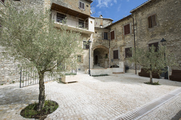 Village in Umbria, Italy, Europe