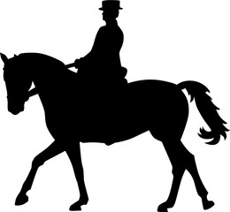 Dressage horse Rider