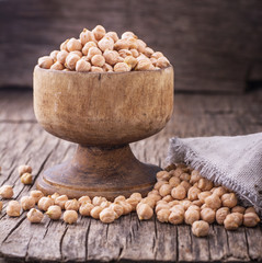 Chickpeas background