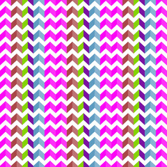 colorful zigzag seamless pattern