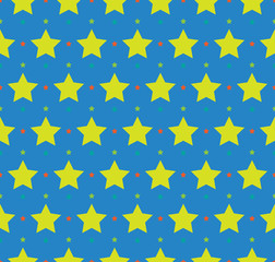 Seamless pattern with stars