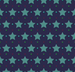 Seamless pattern with stars