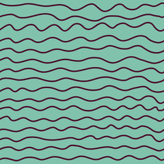 Sea wave ocean seamless pattern background