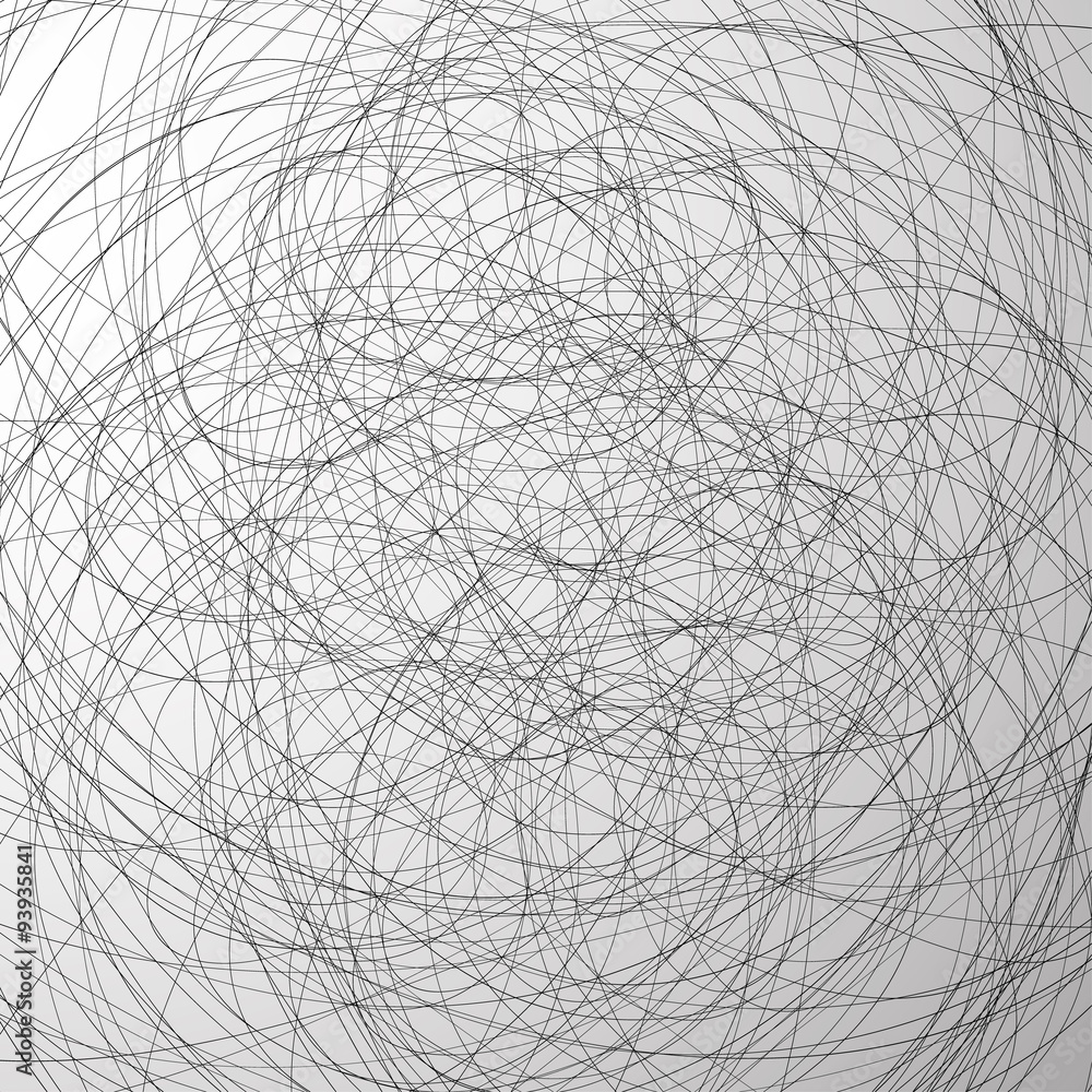Aufkleber Grayscale abstract vector texture with intersecting lines.