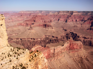 Rocky landscape in Grand Canyon, Arizona in southwestern United States