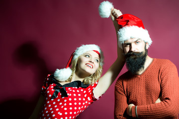 Fototapeta premium New year couple