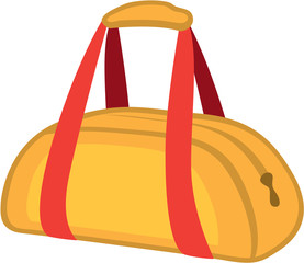 Duffel Bag Vector simple