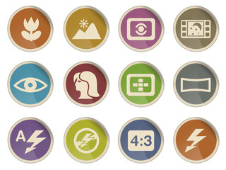 Photography Silhouette Icons