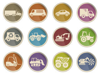 Symbols of Transportation & Loading Machines