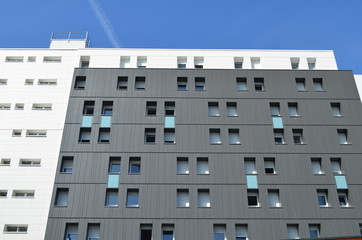 Façade d'immeuble moderne . 