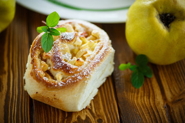 sweet rolls with quince