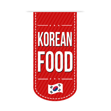 Korean food banner design