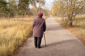 Lonely pensioner