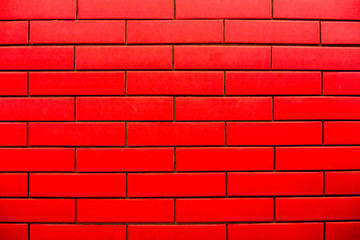 Fototapeta na wymiar Modern colorful style bricks background , backdrop , wallpaper , Bright color wall 