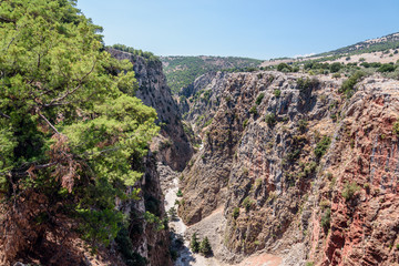 Aradena gorge at Crete island